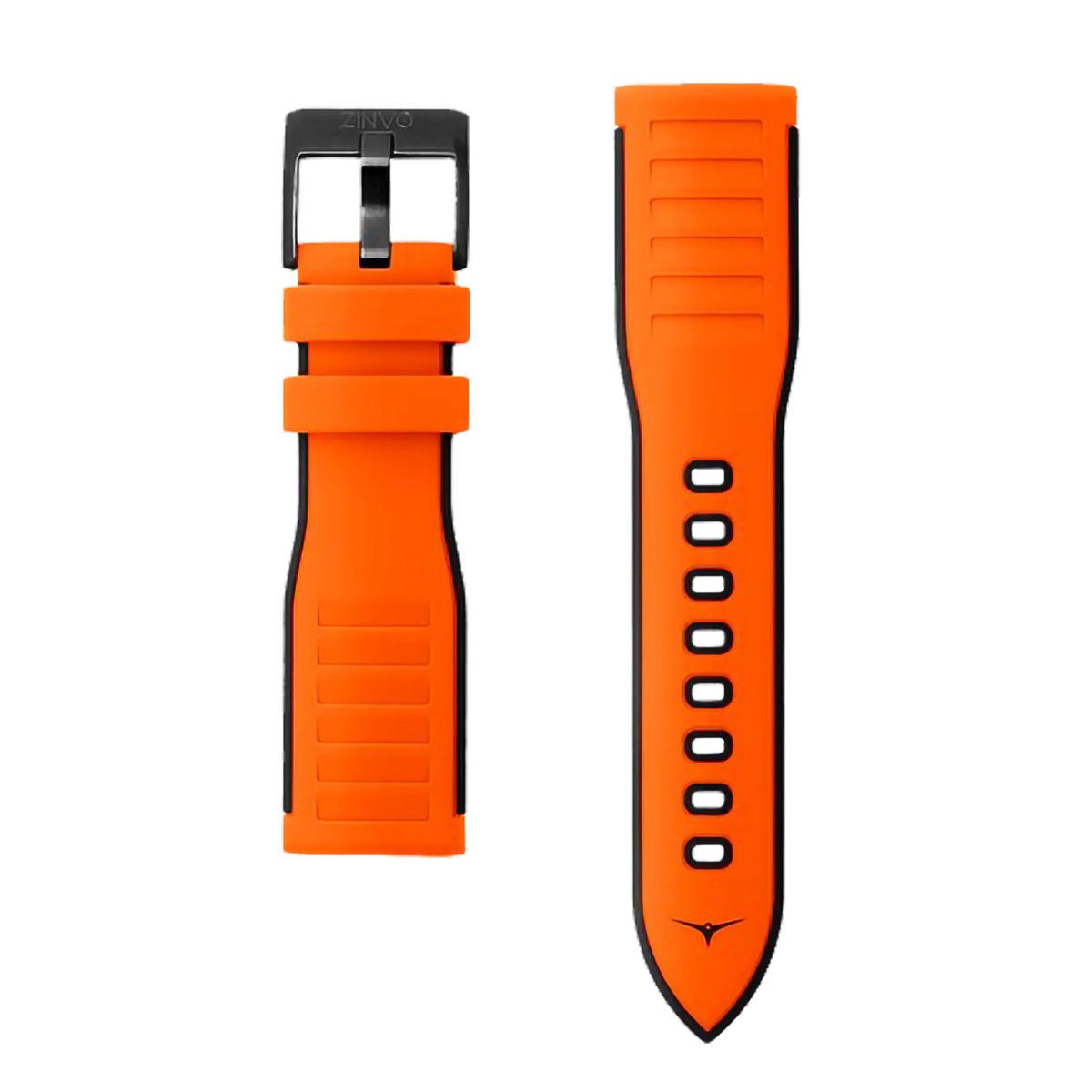 BLAZE ORANGE RUBBER STRAP