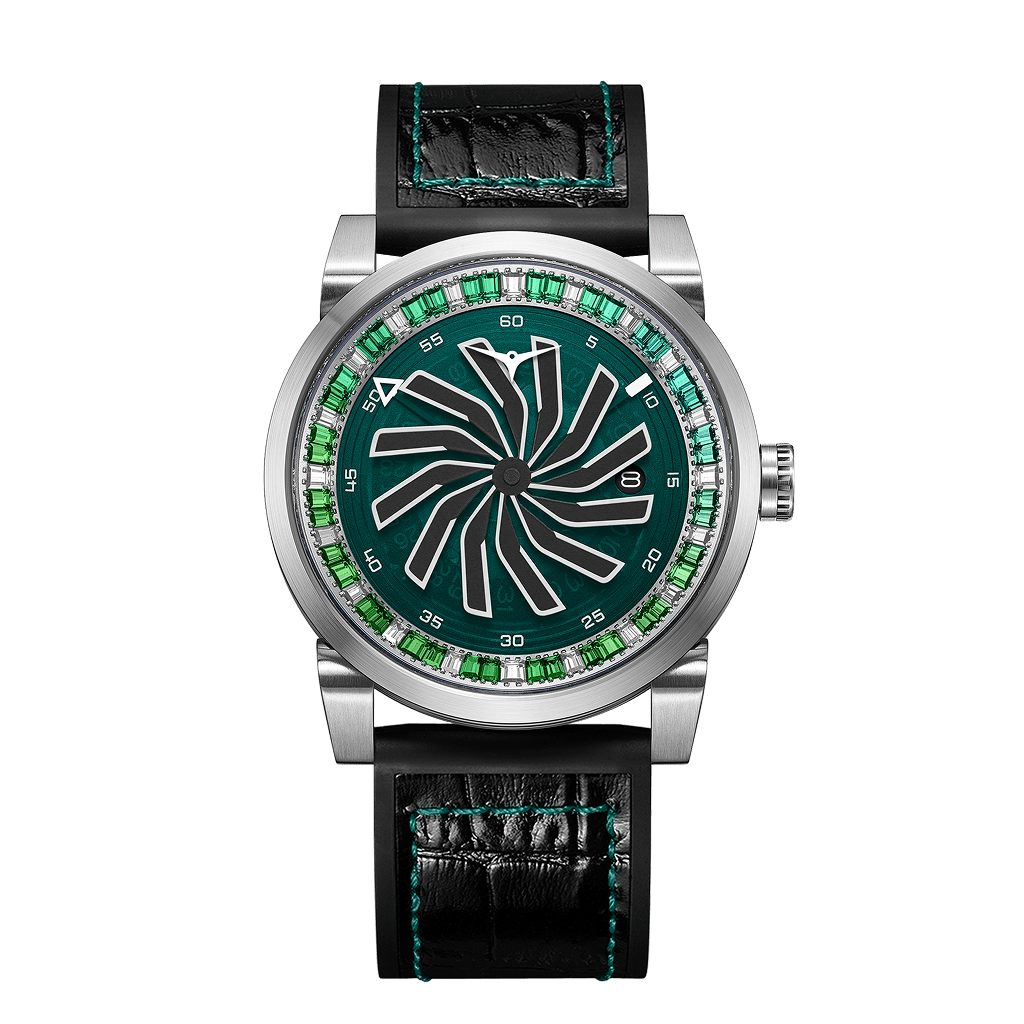 SILVER GREEN GEM