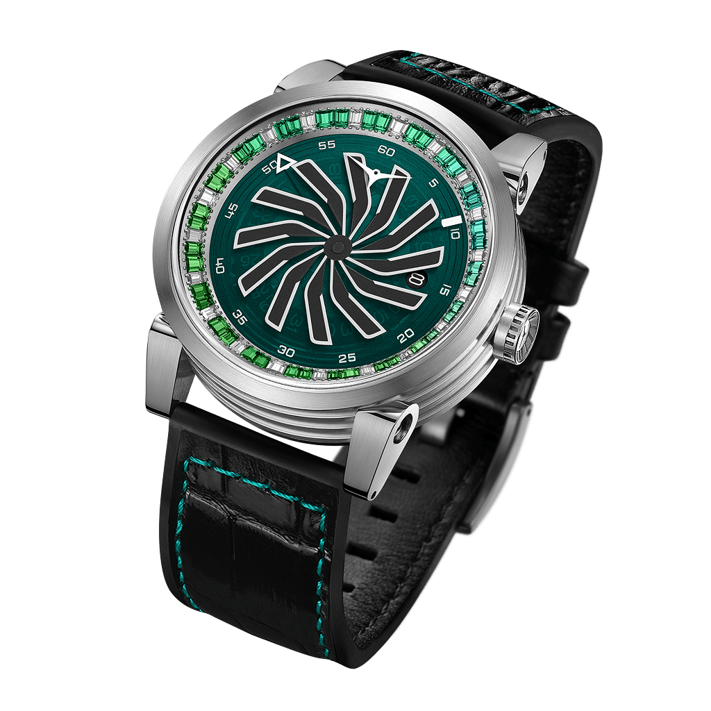 SILVER GREEN GEM