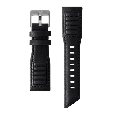 Q1 BLACK LEATHER STRAP