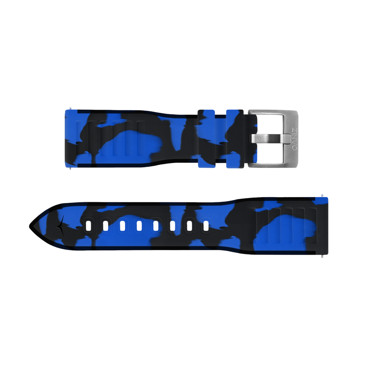 CAMO BLUE RUBBER STRAP