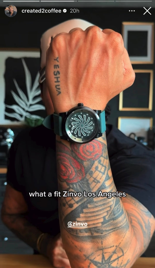 @created2coffee wearing ZINVO